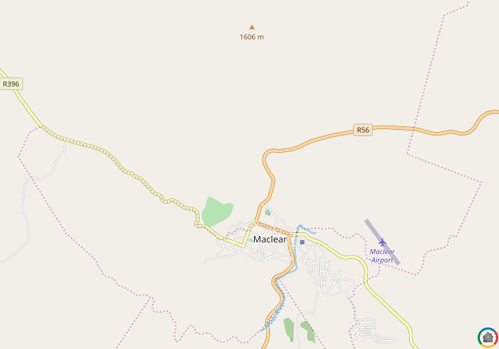 Map location of Maclear